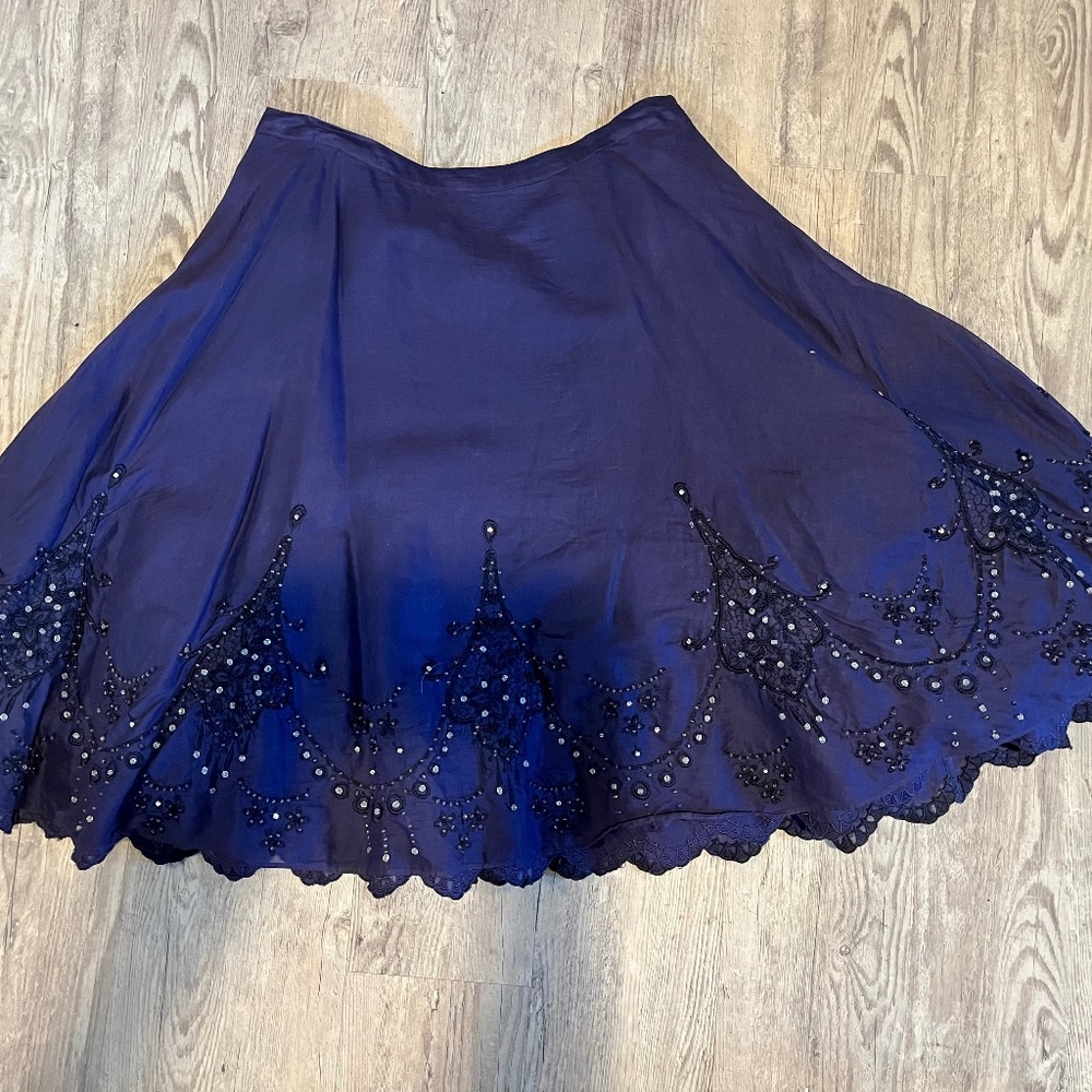 lithe embellished skirt